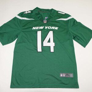 Sam Darnold New York Jets Men's Football Jersey Size XL Green White Short Sleeve